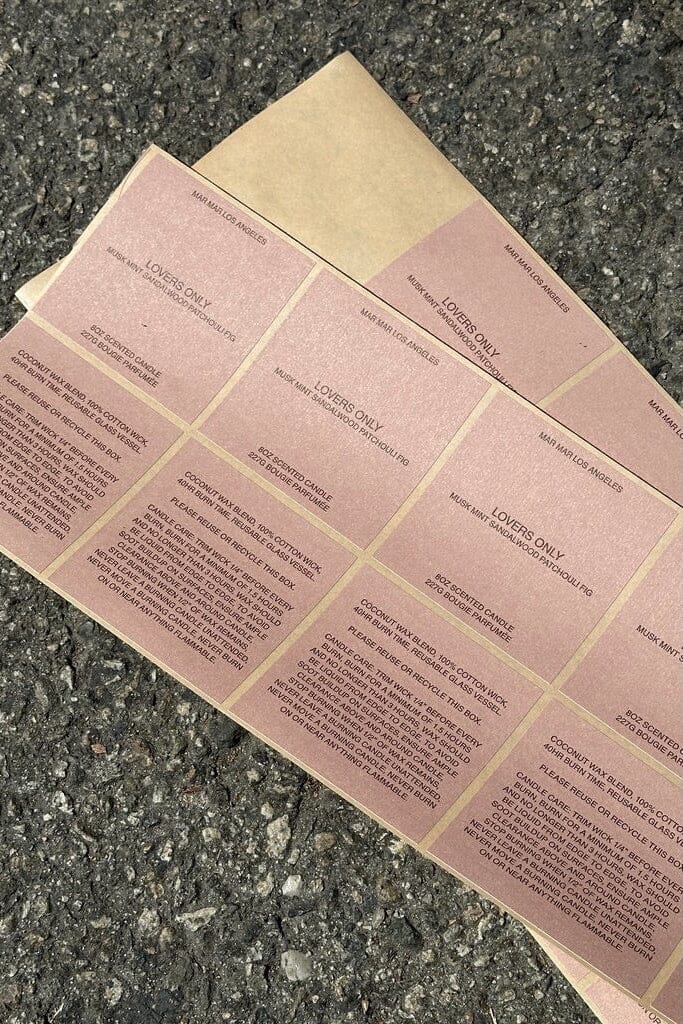 MAR MAR - The Lovers Only Candle - Candles - YUCCA, Best boutique shopping in Denver, shop local, unisex candle.