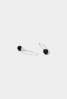 Maslo Jewelry - Collette Earrings - Black Onyx - Earrings - YUCCA, Denver boutique jewelry, sculptural modern accessories.