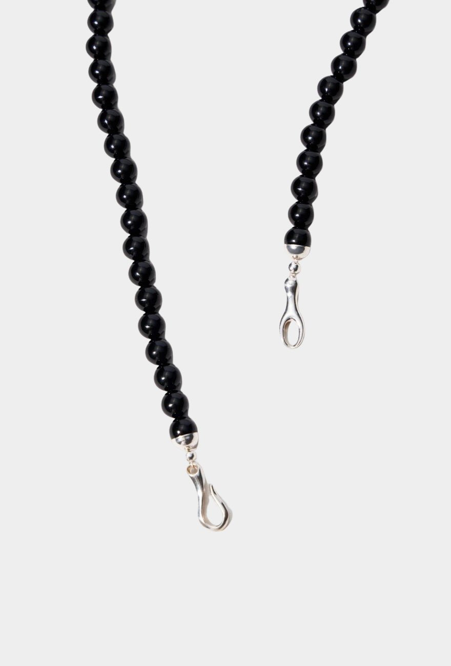 Maslo Jewelry - Frances Necklace - Black Onyx - Necklaces - YUCCA, beaded choker, modern sculptural jewelry Denver.