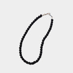 Maslo Jewelry - Frances Necklace - Black Onyx - Necklaces - YUCCA, beaded choker, modern sculptural jewelry Denver.
