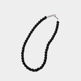 Maslo Jewelry - Frances Necklace - Black Onyx - Necklaces - YUCCA, beaded choker, modern sculptural jewelry Denver.