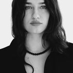 Maslo Jewelry - Frances Necklace - Black Onyx - Necklaces - YUCCA, beaded choker, modern sculptural jewelry Denver.