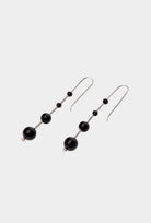 Maslo Jewelry - Idole Earrings - Black Onyx - Earrings - YUCCA, Denver boutique jewelry, sculptural minimalist accessories.