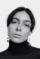 Maslo Jewelry - Idole Earrings - Black Onyx - Earrings - YUCCA, Denver boutique jewelry, sculptural minimalist accessories.