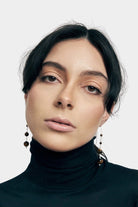 Maslo Jewelry - Idole Earrings - Tigers Eye - Earrings - YUCCA, Denver boutique jewelry, sculptural minimalist accessories.