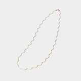 Maslo Jewelry - Scallop Necklace - Gold - Necklaces, YUCCA - Denver boutique jewelry, modern minimalist accessories.