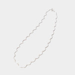 Maslo Jewelry - Scallop Necklace - Sterling Silver - YUCCA, Artistic jewelry for women, boutique stores near me.