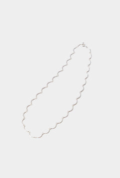 Maslo Jewelry - Scallop Necklace - Sterling Silver - YUCCA, Artistic jewelry for women, boutique stores near me.