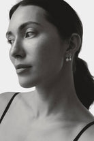 Maslo Jewelry - Balle Pearl Studs - Earrings - YUCCA, artistic minimalist jewelry for women, Denver jewelry boutique.