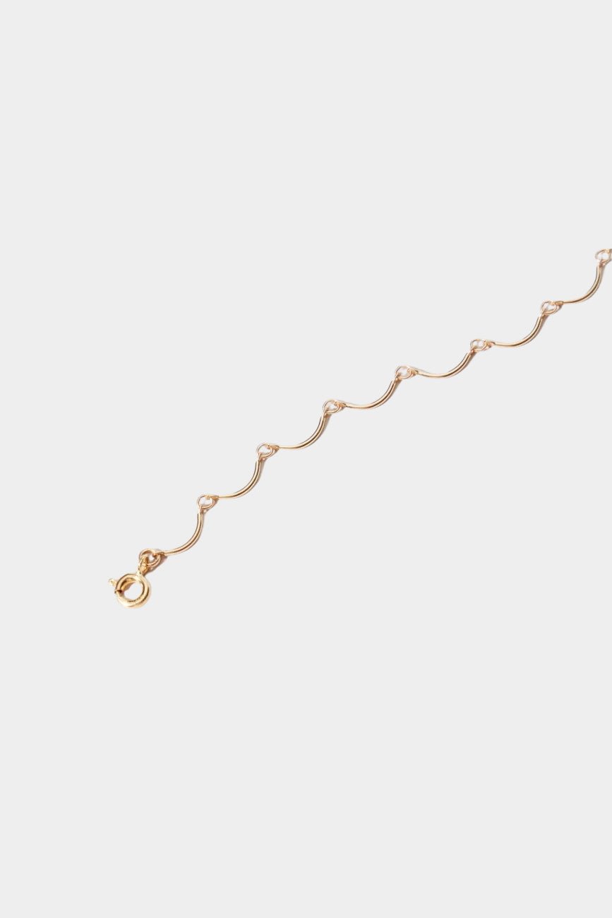 Maslo Jewelry - Scallop Necklace - Gold - Necklaces, YUCCA - Denver boutique jewelry, modern minimalist accessories.