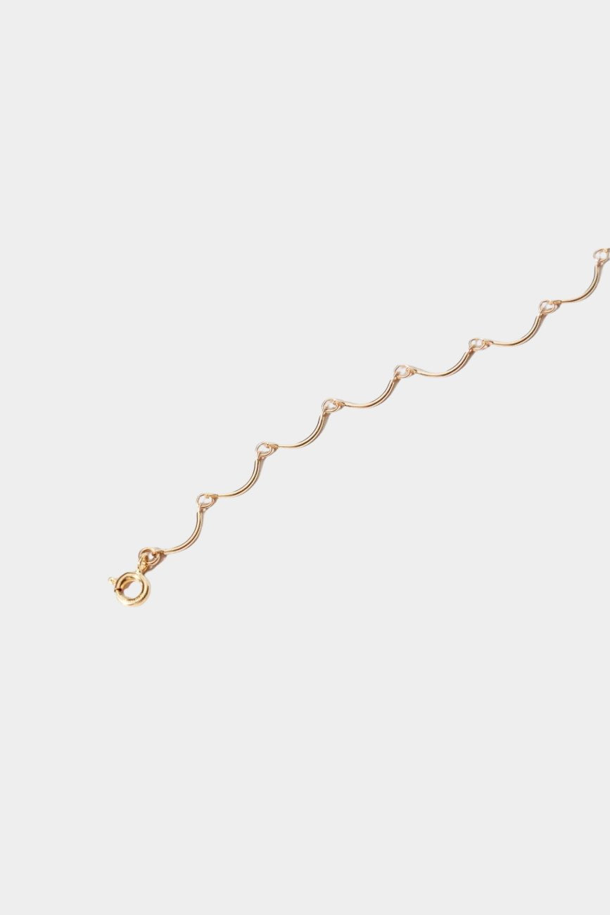Maslo Jewelry - Scallop Necklace - Gold - Necklaces, YUCCA - Denver boutique jewelry, modern minimalist accessories.