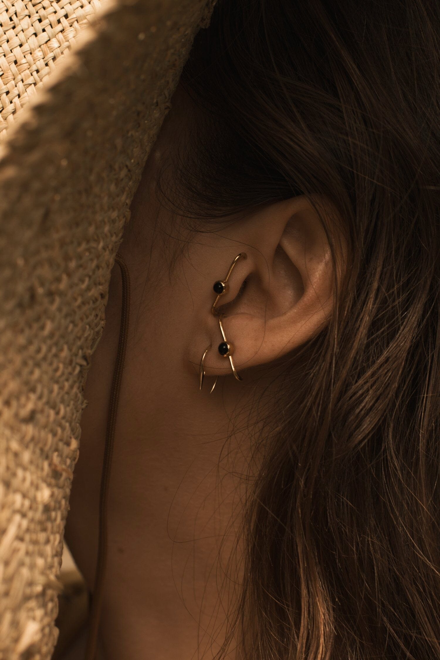 Merewif | Dillon Studs In Onyx - SHOP YUCCA Earrings MEREWIF - YUCCA 