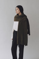 Mijeong Park | Alpaca Blend Knit Scarf In Brown - SHOP YUCCA Scarf MIJEONG PARK - YUCCA 