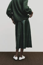 Mijeong Park | Alpaca Blend Wholegarment Knit In Green - SHOP YUCCA Sweater MIJEONG PARK - YUCCA 