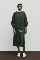Mijeong Park | Alpaca Blend Wholegarment Knit In Green - SHOP YUCCA Sweater MIJEONG PARK - YUCCA 