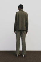 Mijeong Park | Cashmere Blend Crewneck Knit In Olive - SHOP YUCCA Sweater MIJEONG PARK - YUCCA 