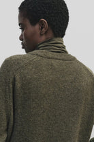 Mijeong Park | Cashmere Blend Crewneck Knit In Olive - SHOP YUCCA Sweater MIJEONG PARK - YUCCA 