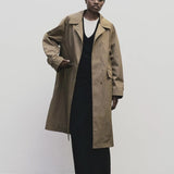 Black cashmere blend knit midi skirt by Mijeong Park