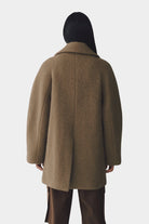Mijeong Park | Wool & Alpaca Blend Boucle Coat In Camel - SHOP YUCCA Coats & Jackets MIJEONG PARK - YUCCA 