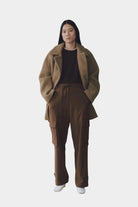 Mijeong Park | Wool & Alpaca Blend Boucle Coat In Camel - SHOP YUCCA Coats & Jackets MIJEONG PARK - YUCCA 