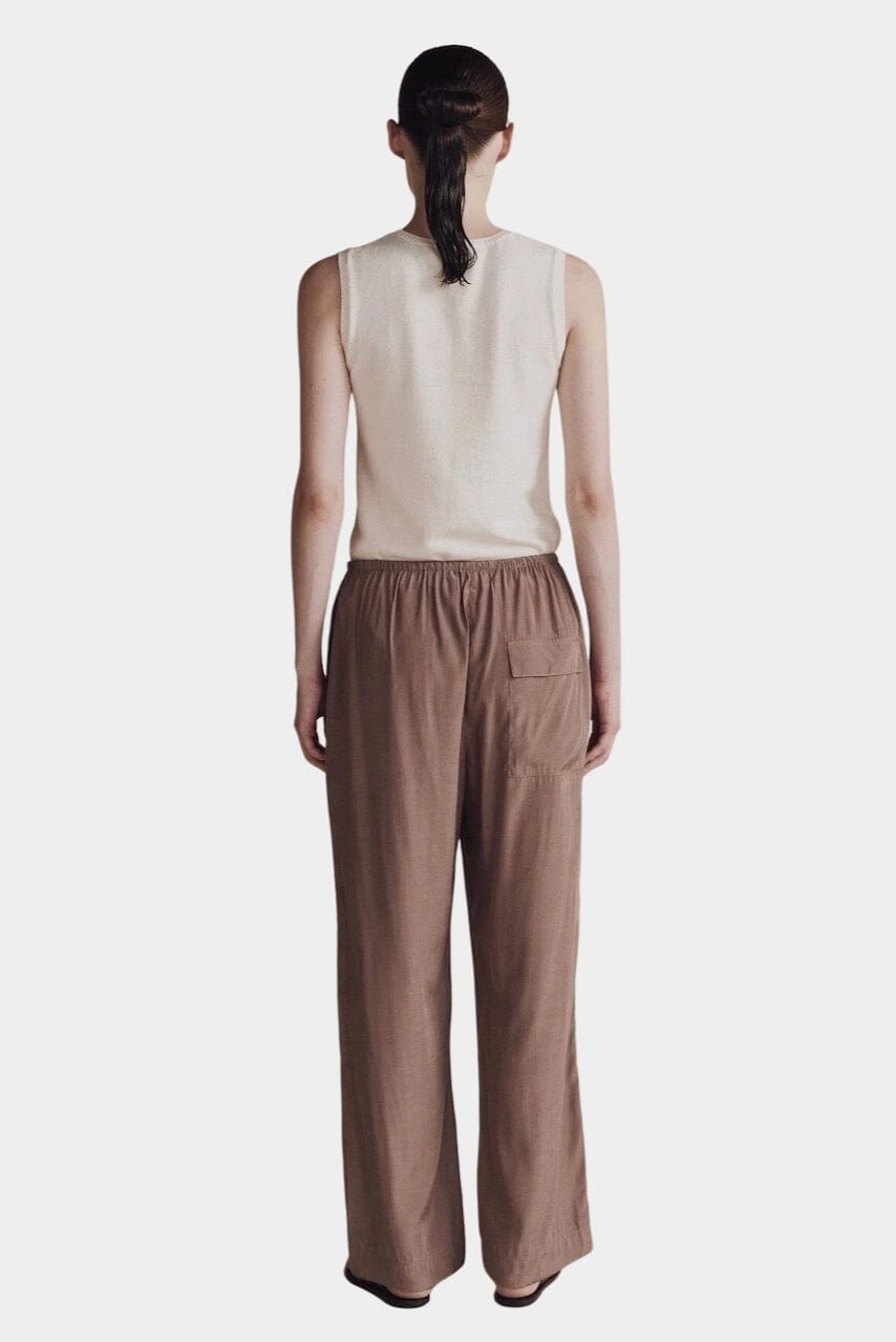 Mijeong Park | Cotton Blend Sleeveless Knit Top in Ivory - SHOP YUCCA Shirts & Tops MIJEONG PARK - YUCCA 
