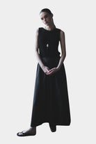 Mijeong Park | Gathered Maxi Skirt in Black - SHOP YUCCA Skirts MIJEONG PARK - YUCCA 
