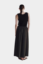 Mijeong Park | Gathered Maxi Skirt in Black - SHOP YUCCA Skirts MIJEONG PARK - YUCCA 