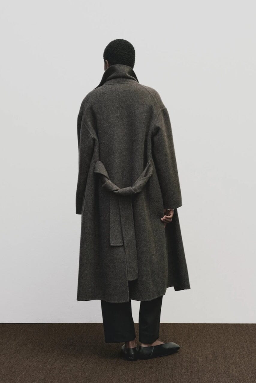 Mijeong Park - Handmade Belted Wool Coat - Brown - Coats & Jackets - YUCCA women’s clothing website, women’s quality coats.