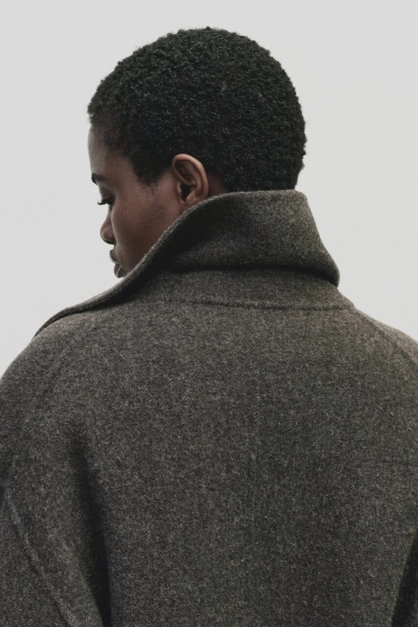 Mijeong Park - Handmade Belted Wool Coat - Brown - Coats & Jackets - YUCCA women’s clothing website, women’s quality coats.