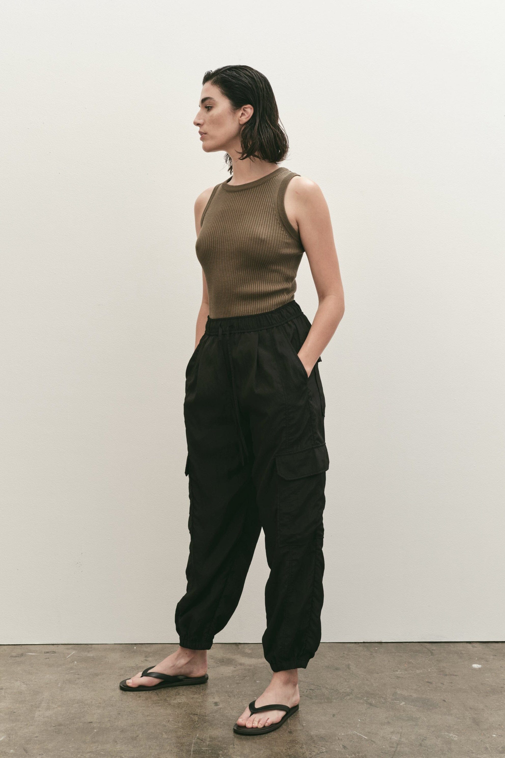 パンツ Mijko black gimmick cargo pants street Mijko black gimmick cargo pants street
