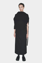 Mijeong Park - Neck Warmer - Black - Knitwear - YUCCA, ageless fashion, at the moment clothes, elevated basics.