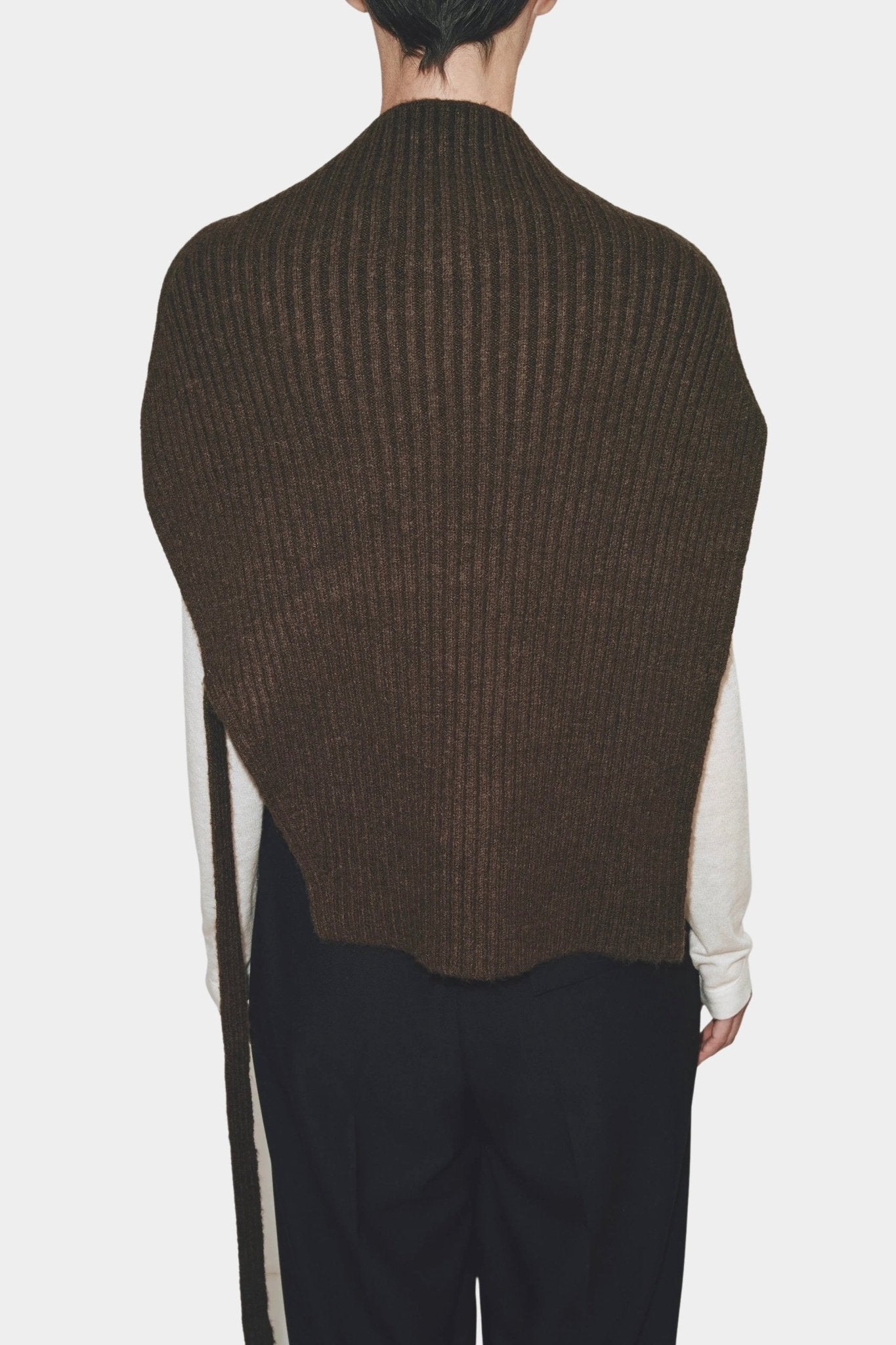 Mijeong Park - Neck Warmer - Black - Knitwear - YUCCA, ageless fashion, at the moment clothes, elevated basics.