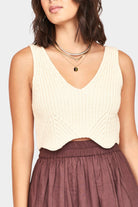 Mirth | Arles Knit Tank In Bone - SHOP YUCCA Shirts & Tops MIRTH - YUCCA 