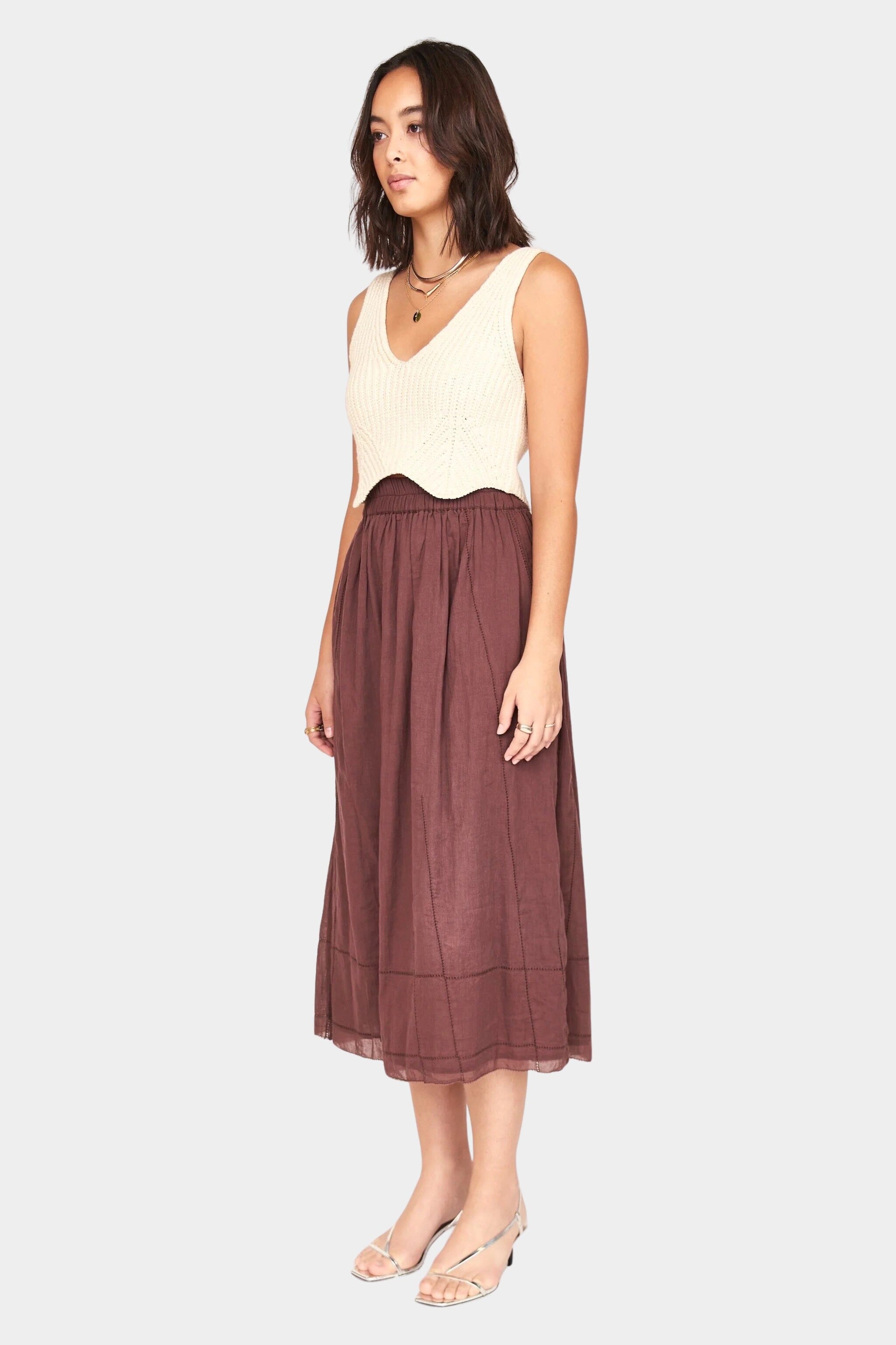 Mirth | Arles Knit Tank In Bone - SHOP YUCCA Shirts & Tops MIRTH - YUCCA 