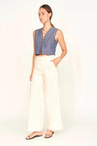 Mirth | Barcelona Sunrise Top In Pond - SHOP YUCCA Tank Top MIRTH - YUCCA 