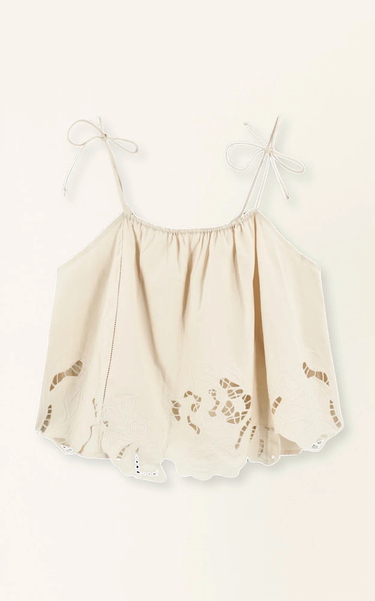 Mirth | Goa Cutwork Tank in Parchment - SHOP YUCCA Tank Top MIRTH - YUCCA 