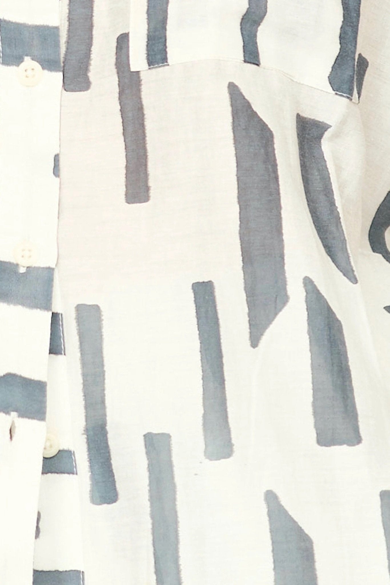 Mirth | Kyoto House Dress In White Rainfall - SHOP YUCCA Dress MIRTH - YUCCA, Women’s clothing store Denver, boutique stores near me, capsule wardrobe, women’s elevated basics, casual dresses Denver.