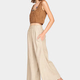 Mirth Pant, Natural Linen