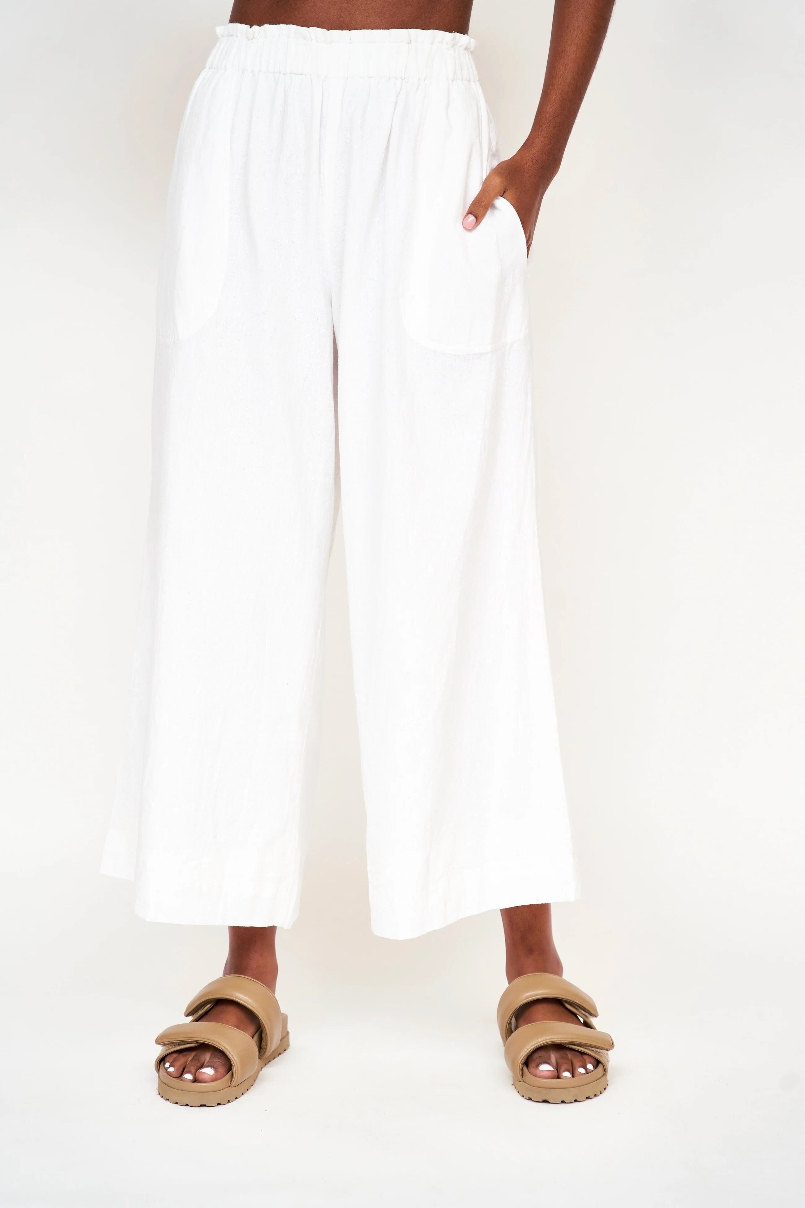 Mirth | Mirth Pant In White - SHOP YUCCA Pants MIRTH - YUCCA 