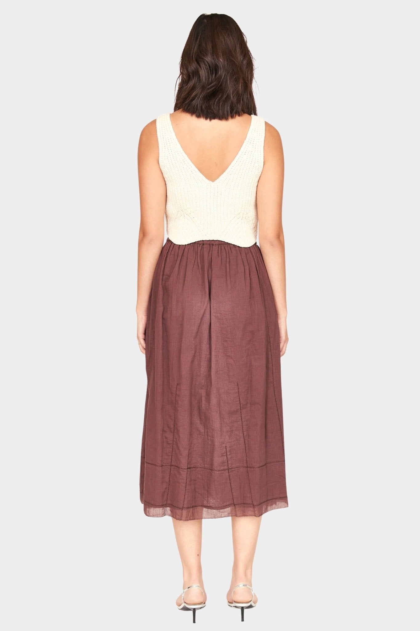 Mirth | Verona Skirt In Grappa - SHOP YUCCA Skirts MIRTH - YUCCA, Women’s clothing store Denver, women’s clothing website, women’s elevated skirts, clothing boutiques near me.
