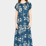 Vienna Maxi Dress, Navy Fig