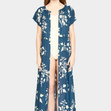 Vienna Maxi Dress, Navy Fig