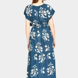 Vienna Maxi Dress, Navy Fig