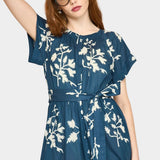 Vienna Maxi Dress, Navy Fig