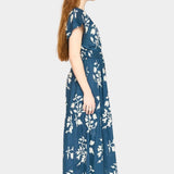 Vienna Maxi Dress, Navy Fig