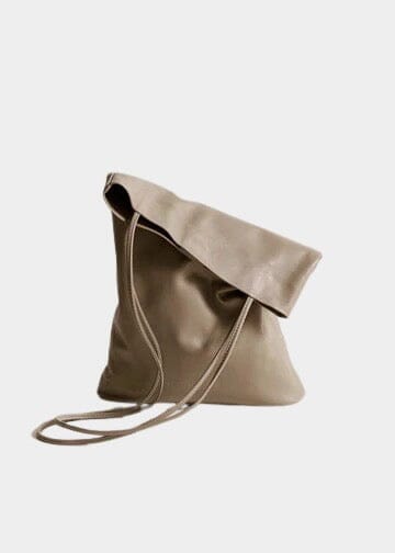 Modern Weaving | Slim Elongated Tote In Taupe - SHOP YUCCA Handbags MODERN WEAVING - YUCCA, Women’s clothing store Denver, women’s high quality bags, women’s online leather bags, minimalist leather bags.
