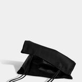Modern Weaving Slim Lamb Sak Black in Italian lamb leather with soft drape and ultra-slim shoulder straps
