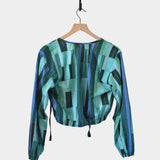 Natalie Martin | Amelia Top In Sea Glass Green - SHOP YUCCA Shirts & Tops NATALIE MARTIN - YUCCA, Boutiques Denver, stylish tops for women, cherry creek boutique, high quality casual tops.