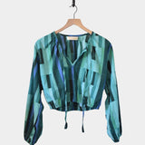 Natalie Martin | Amelia Top In Sea Glass Green - SHOP YUCCA Shirts & Tops NATALIE MARTIN - YUCCA, Boutiques Denver, stylish tops for women, cherry creek boutique, high quality casual tops.