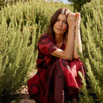 Natalie Martin - Bella Skirt - Ament Snake Oxblood - Skirts - YUCCA, women’s elevated skirts, clothing boutiques near me.